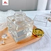 crystal white material with thick bottom honey bottle
