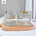 crystal white material with thick bottom honey bottle